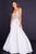 JVN55885 Jewel Adorned Plunging Illusion Gown