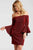 JVN56067 Off-Shoulder Glittering Short Dress