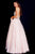 JVN58071 Embellished Deep V-neck Ballgown