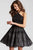 JVN58127 Halter Neck Sleeveless Short Dress