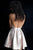 JVN62080 Beaded Halter V-neck A-line Dress