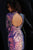 JVN62310 Sequined Long Sleeve Fitted Dress