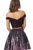 JVN62314 Two Piece Sequined Off-Shoulder Aline Cocktail Dress
