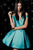Jovani - JVN62317 Plunging Off-Shoulder A-Line Cocktail Dress