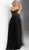 Jovani - Off Shoulder Lace Evening Dress with Overskirt JVN62489 In Black and Neutral