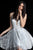 JVN62512 Glittering Deep V-neck A-line Cocktail Dress