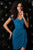 Jovani Ruched Off-Shoulder Tulip Cocktail Dress JVN62598 - 1 pc Teal In Size 4 Available in Blue