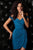JVN62598 Ruched Off-Shoulder Tulip Cocktail Dress