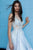 JVN62715 Beaded Embroidered Sheer A-Line Cocktail Dress