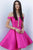 JVN62742 Fitted Off-Shoulder A-Line Cocktail Dress
