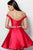 JVN62788 Embellished Off-Shoulder A-line Cocktail Dress