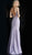 Jovani - JVN63178 Deep V-neck Jersey Mermaid Dress In Purple