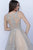 Jovani - Beaded Illusion Jewel A-Line Cocktail Dress JVN63907 In Gray and Nude