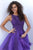JVN63907 Beaded Appliqued A-Line Cocktail Dress