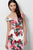 JVN64961 Floral Printed Off-shoulder Sheath Mini Dress