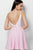 JVN65165 Fitted V-Neck Cocktail Dress