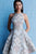 JVN65513 Embroidered Halter A-line Cocktail Dress