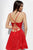 JVN65632 Sleeveless Deep V-neck A-line Cocktail Dress