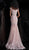 Jovani - JVN65688 Lace Embroidered Sweetheart Trumpet Dress in Pink