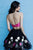 JVN65812 Floral Detailed Sweetheart A-line Dress