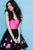JVN65812 Floral Detailed Sweetheart A-line Dress