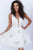 JVN65819 Embellished Lace Deep V-neck A-line Cocktail Dress
