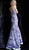 Jovani - JVN65906 Plunging Sweetheart Print Mermaid Gown in White and Print