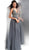Jovani - JVN66130 Beaded Sleeveless Bodice Long Chiffon Gown