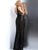 Jovani - Sequined Plunging V-neck Sheath Gown JVN67248 In Black and Neutral