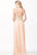 JVN98420 Pearl Embellished Chiffon Dress