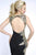 JVN98621 Embellished Ruched Sheath Cocktail Dress