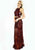 Jasz Couture - 6309 Two Piece Sequined Sheath Dress In Red