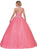 Dancing Queen - 1196 Beaded High Neck Quinceanera Dress In Pink