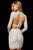 Sherri Hill - 52090 Two Piece Dazzling Long Sleeves Homecoming Dress In White