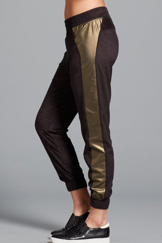 Joanna Suede Jogger