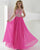 Tiffany Homecoming - Rhinestones Accented A-line Gown 16152 In Pink