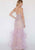 Jolene Collection - 18319 Strapless Embellished Mermaid Gown In Purple and Neutral