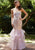 Jolene Collection - 18319 Strapless Embellished Mermaid Gown In Purple and Neutral