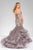 45760A Elegant Beaded Long Strapless Evening Gown