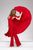 46031A Plunging V- Neck Jumpsuit with Cape