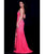 59638 Bead Embellished Fitted Evening Dress