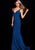 59924 Fitted V-Neck Stretch Dress