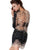 171300 Long Sleeve Jeweled Sheath Dress