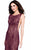 Jovani Bateau Stretch Lace Trumpet Evening Gown 50757 in Plum