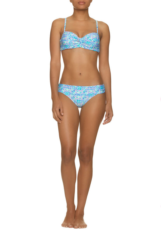 D/DD CUP TWIST UNDERWIRE BRA-SEAGLASS