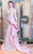 MNM Couture - Lace Applique Evening Gown K3475 in Pink