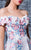 MNM Couture - K3563 Floral Embroidered Off-Shoulder A-line Gown In White