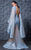 MNM Couture - K3570 Floral Applique Sweetheart Trumpet Dress In Blue