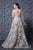 MNM Couture - K3583 Embroidered Off-Shoulder A-line Gown in Neutral