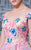 MNM Couture - K3586 Off-shoulder Embellished Cocktail Dress In Pink and Blue